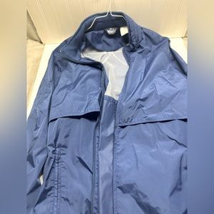 Woolrich 4120 Royal Windbreaker men’s Jacket Size L with packable hood